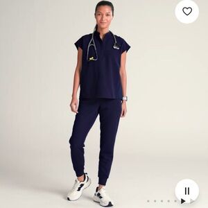 Figs black scrub set XSML/SML